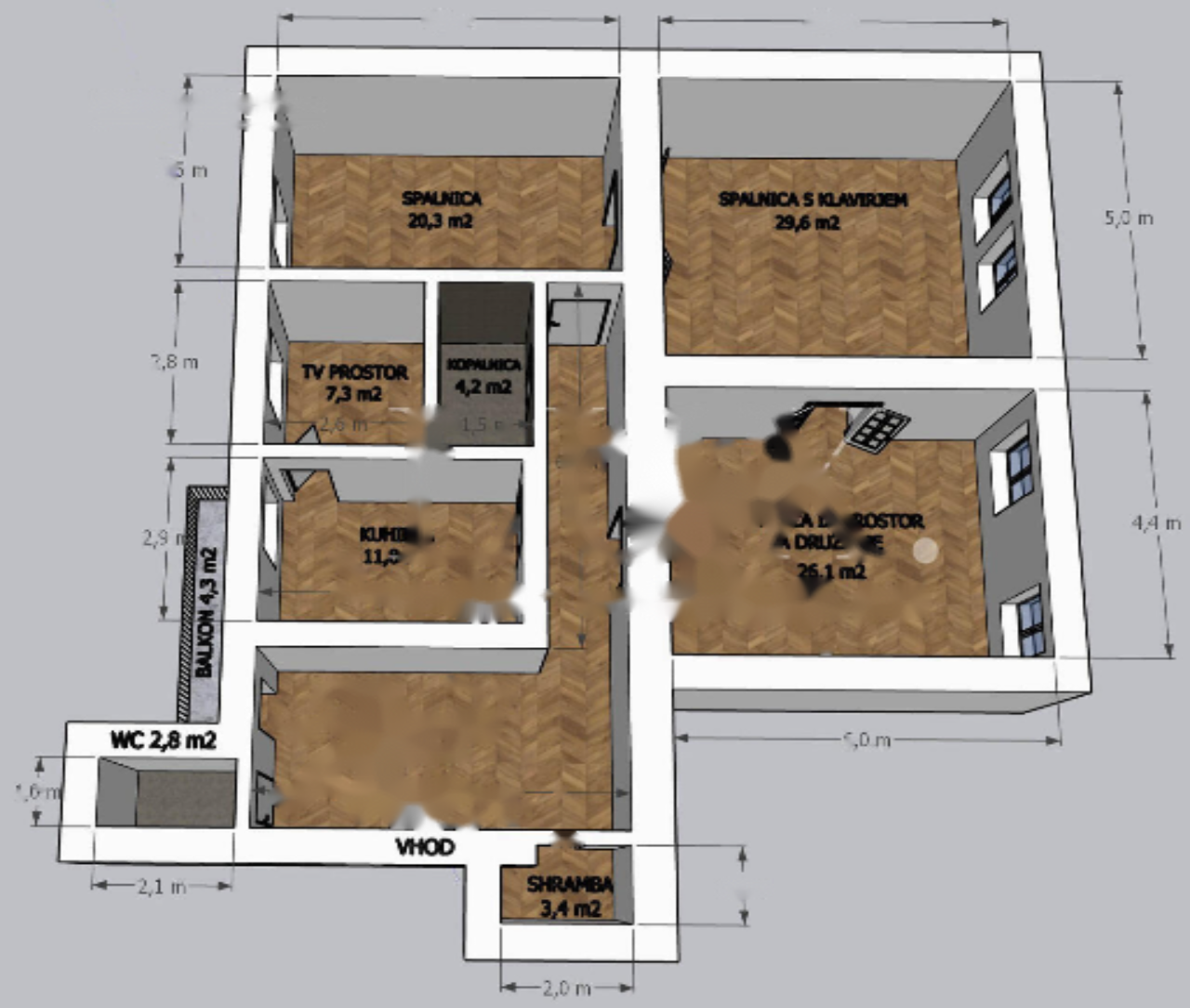 Квартира в Любляне, Словения, 158 м² - фото 13