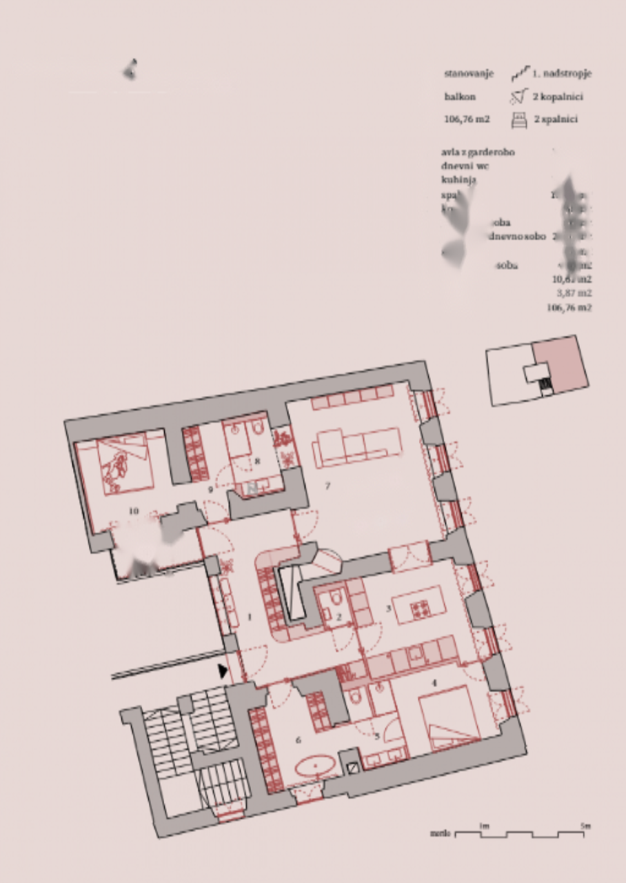 Квартира в Любляне, Словения, 112 м² - фото 14