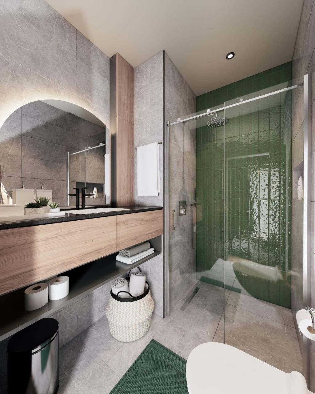 Квартира в Алании, Турция, 56 м² - фото 19