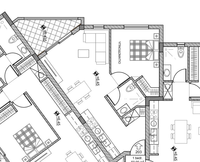 Апартаменты в Пафосе, Кипр, 56 м² - фото 16