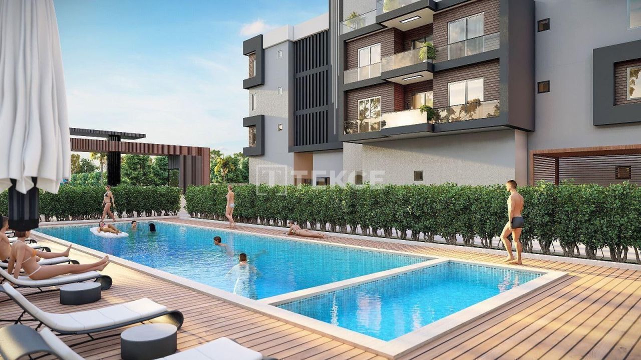 Апартаменты в Анталии, Турция, 80 м² - фото 1