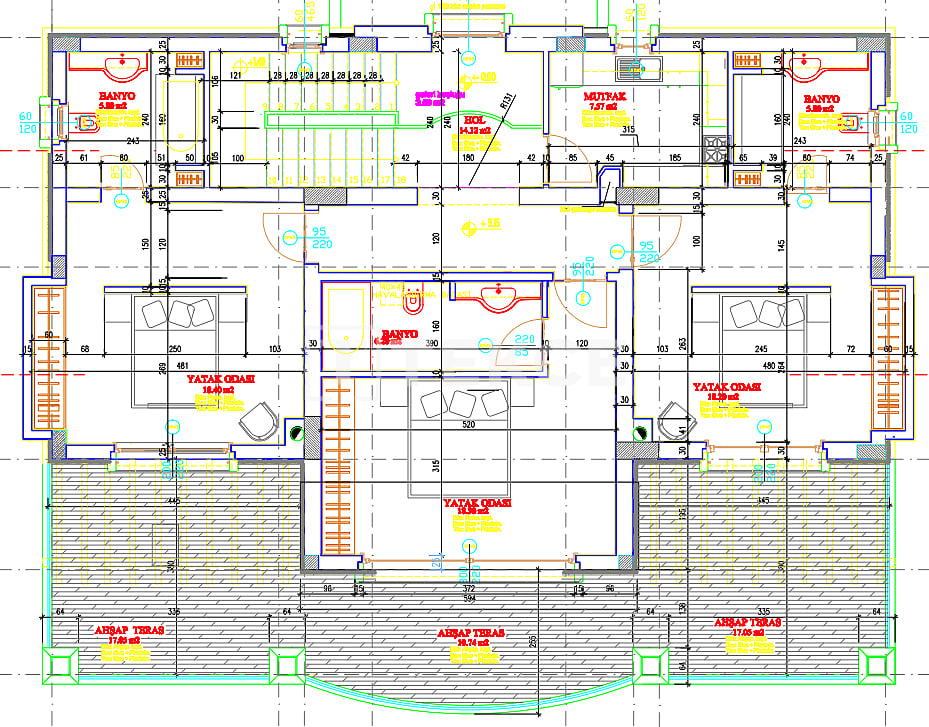 Вилла в Бодруме, Турция, 460 м² - фото 17