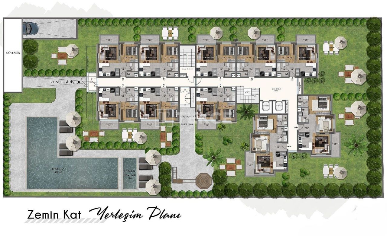 Апартаменты в Анталии, Турция, 85 м² - фото 17