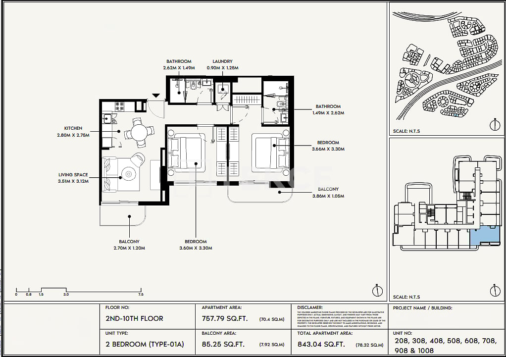 Апартаменты Аль-Джадаф, ОАЭ, 40 м² - фото 18