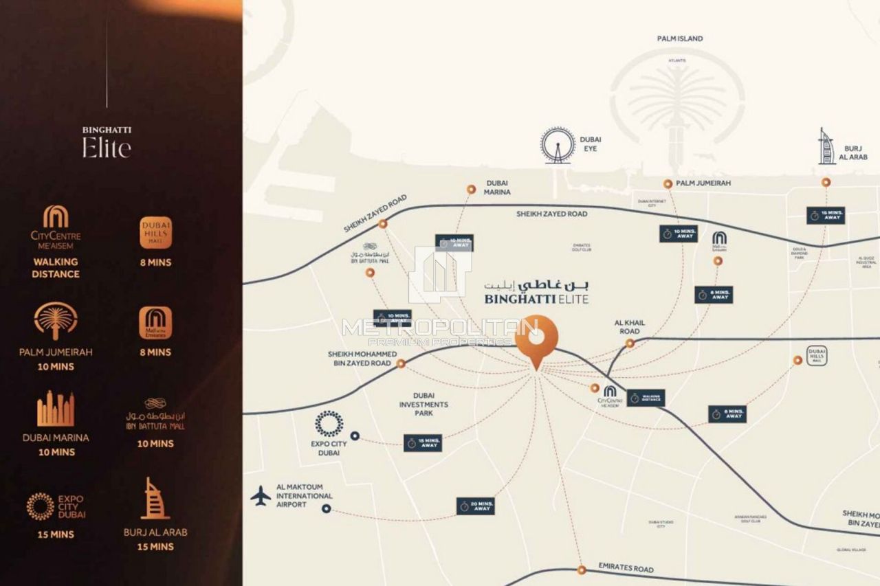 Апартаменты в Дубае, ОАЭ, 35 м² - фото 14