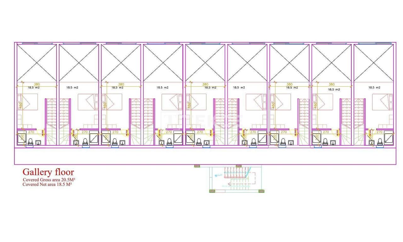 Апартаменты в Газимагусе, Кипр, 56 м² - фото 14