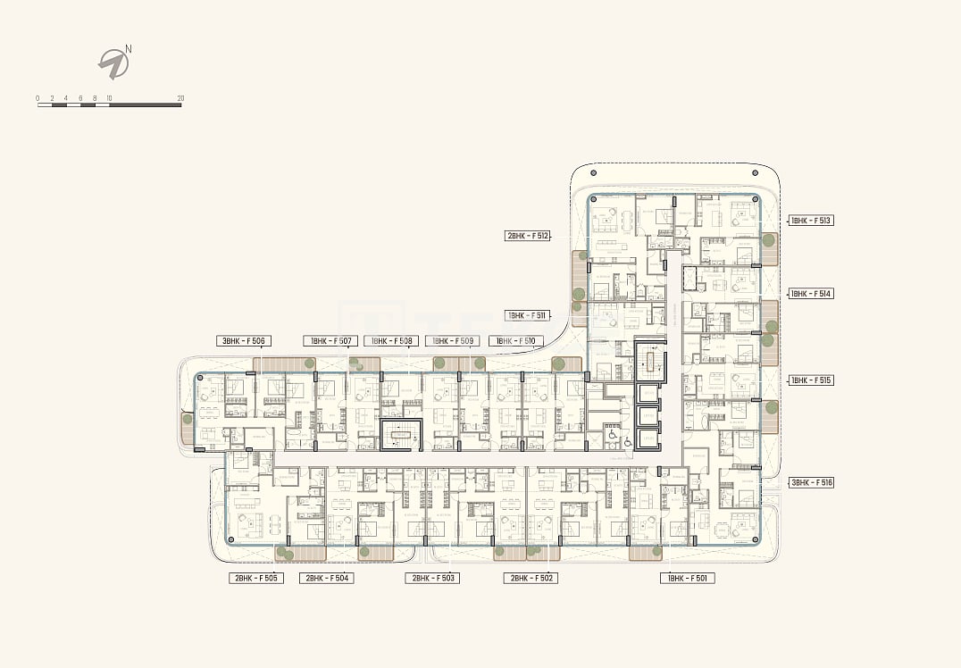 Апартаменты в Дубае, ОАЭ, 78 м² - фото 15