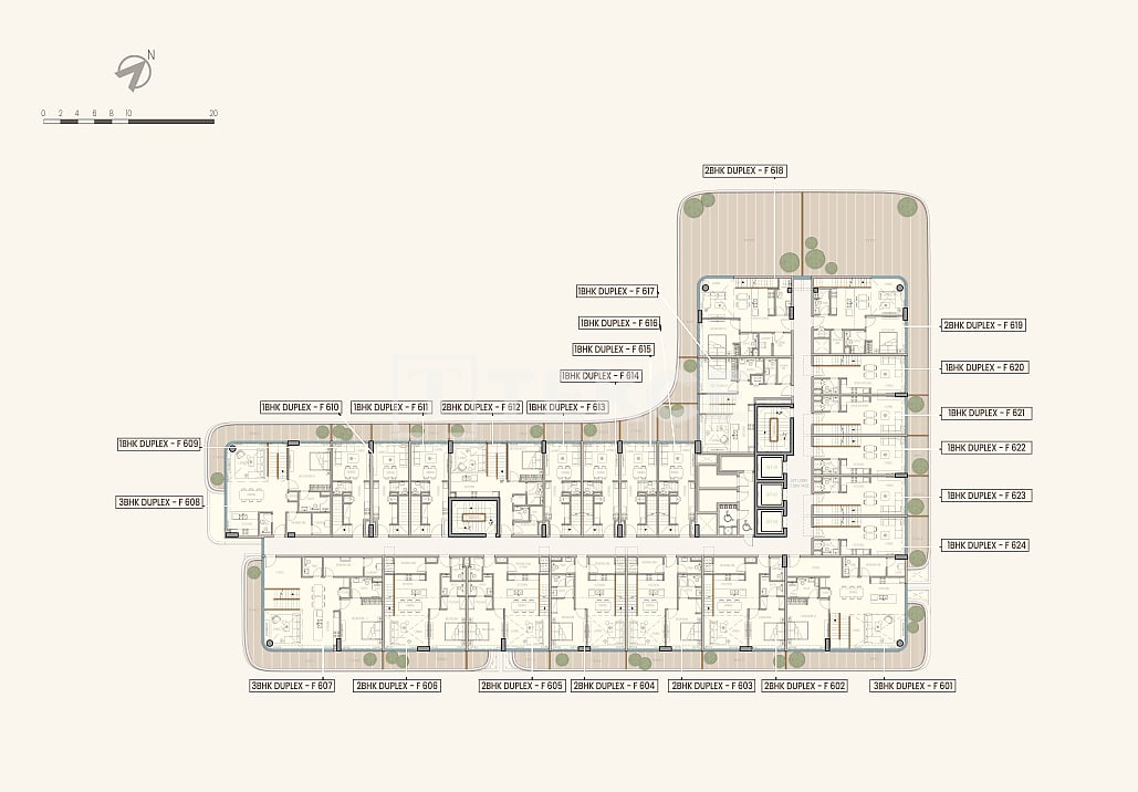 Апартаменты в Дубае, ОАЭ, 78 м² - фото 16