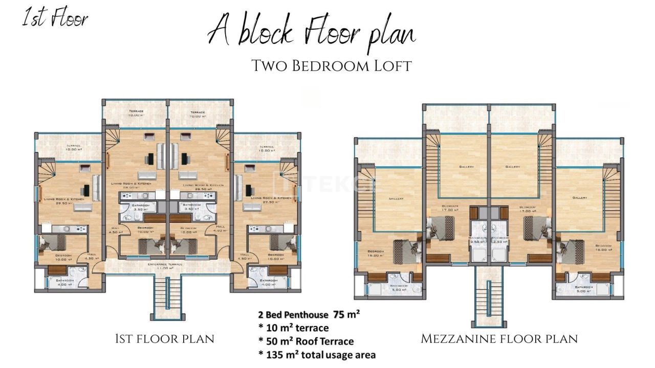 Пентхаус в Газимагусе, Кипр, 78 м² - фото 17