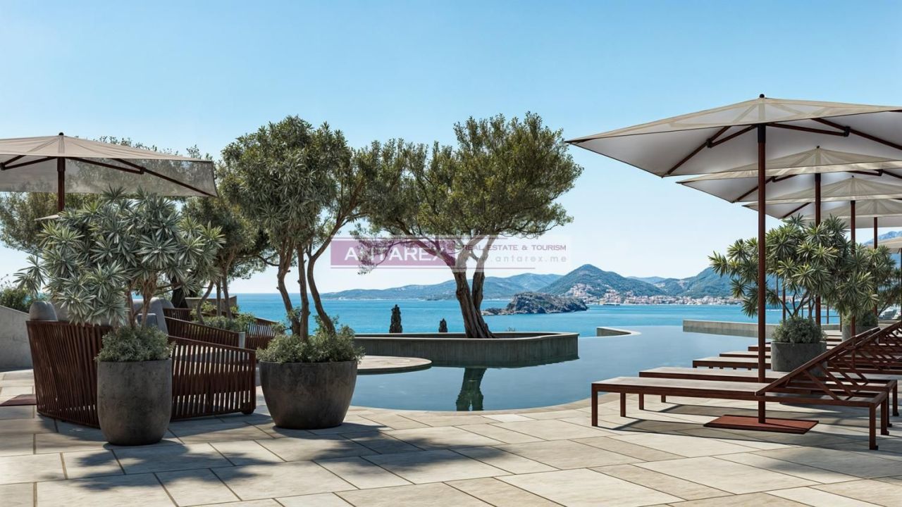 Апартаменты в Святом Стефане, Черногория, 93 м² - фото 5