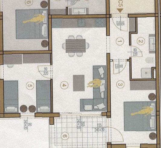 Квартира в Лижняне, Хорватия, 59.53 м² - фото 1