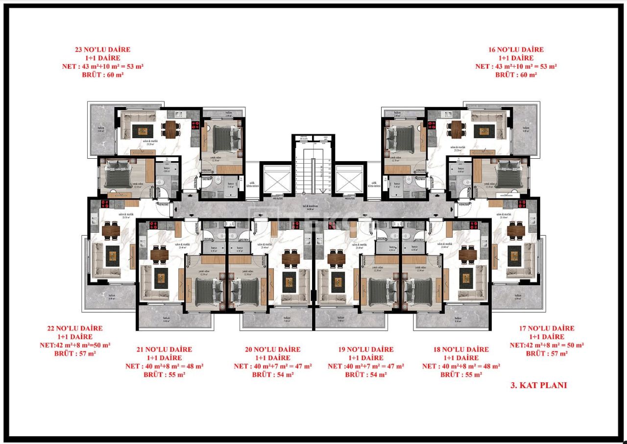 Пентхаус в Алании, Турция, 124 м² - фото 14
