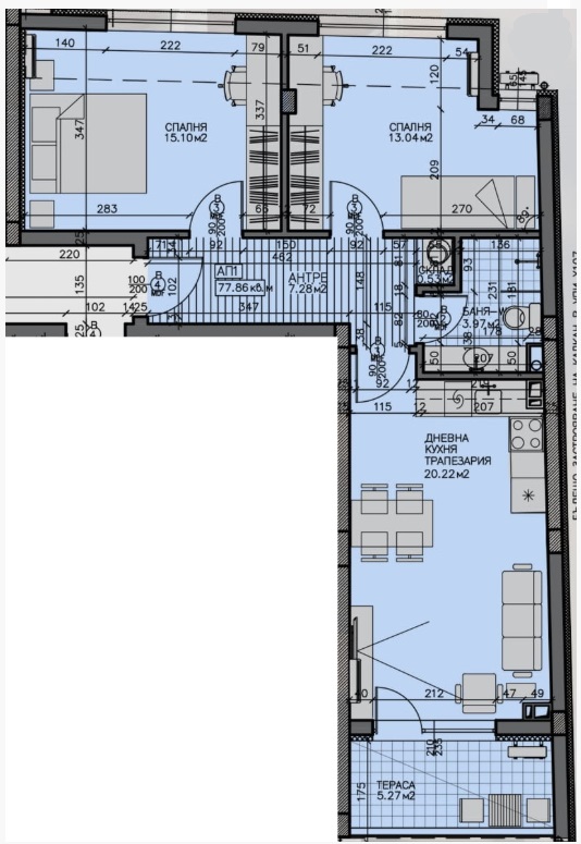 Квартира в Бургасе, Болгария, 94 м² - фото 2