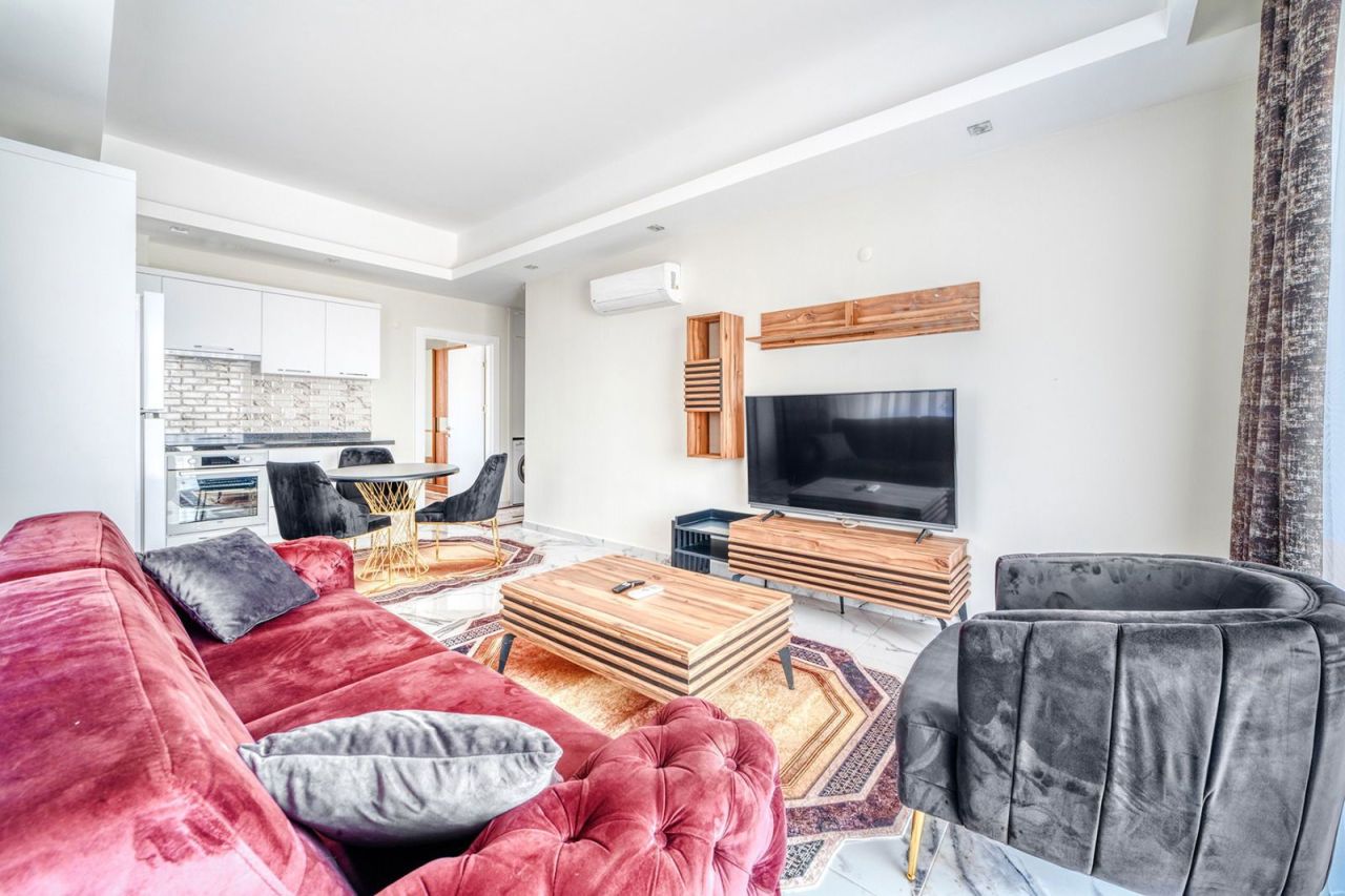 Апартаменты в Алании, Турция, 55 м² - фото 4