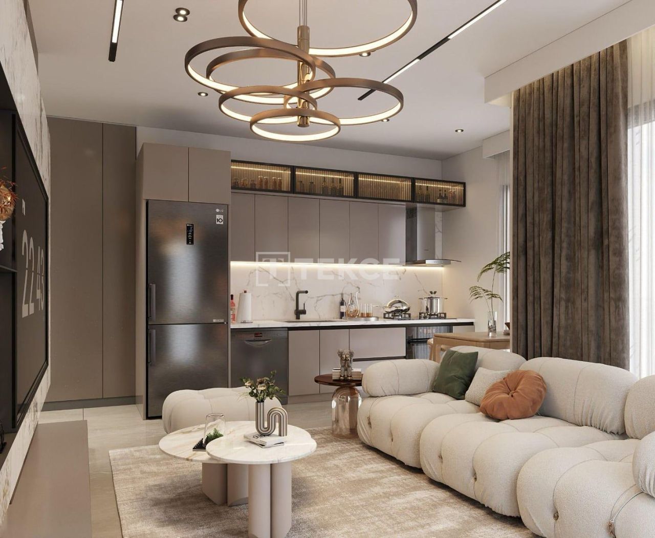 Апартаменты в Анталии, Турция, 55 м² - фото 8