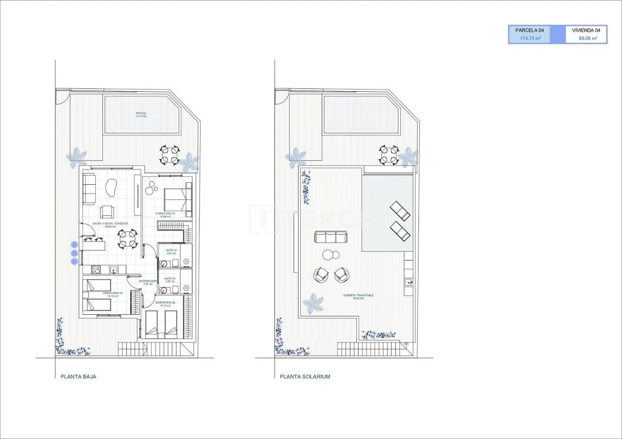 Вилла в Торре-Пачеко, Испания, 88 м² - фото 13