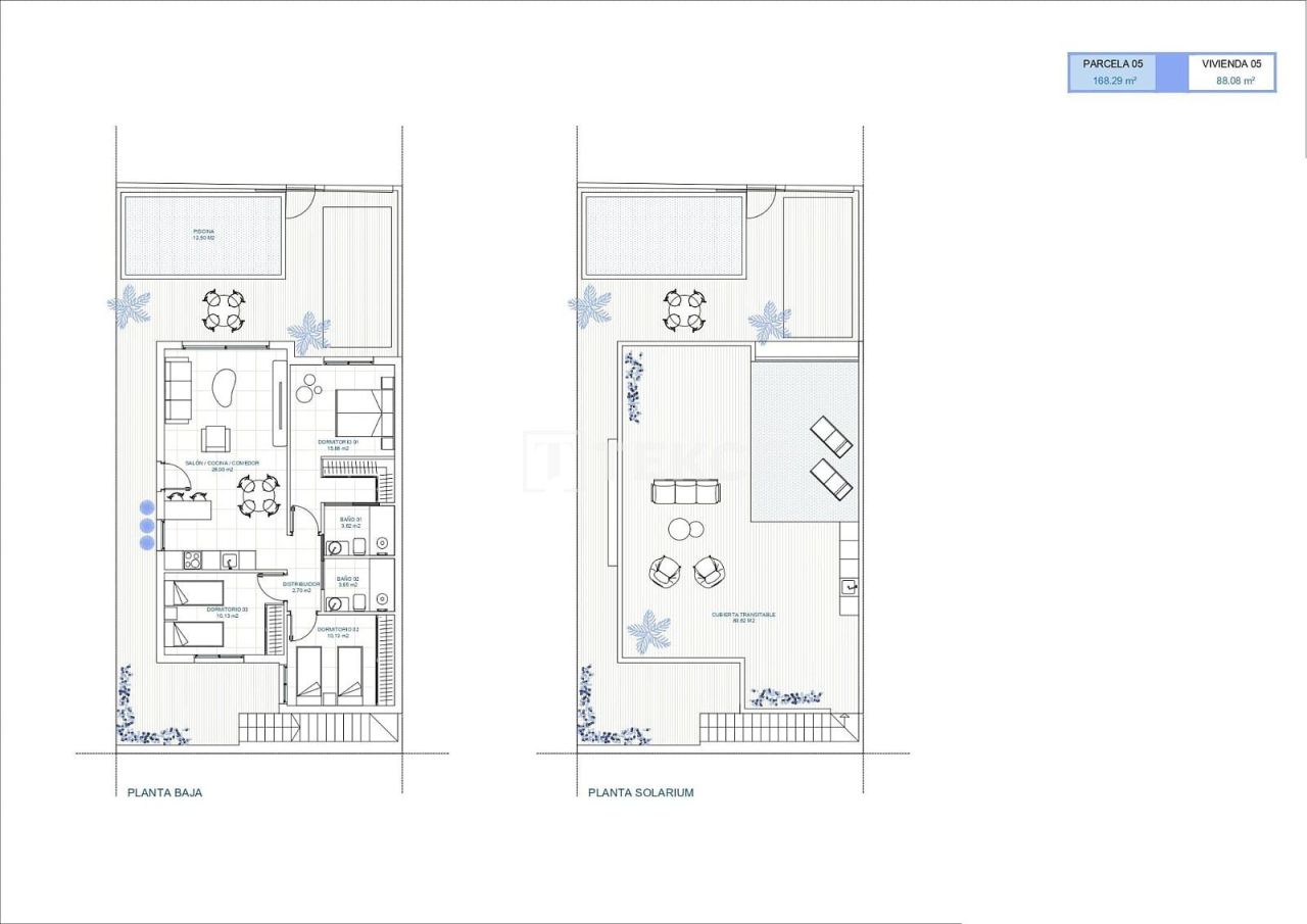 Вилла в Торре-Пачеко, Испания, 88 м² - фото 14