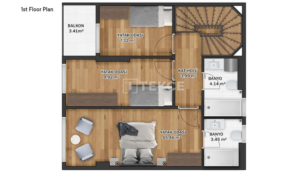 Вилла в Ялове, Турция, 265 м² - фото 16