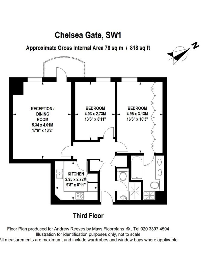 Квартира в Лондоне, Великобритания, 76 м² - фото 6