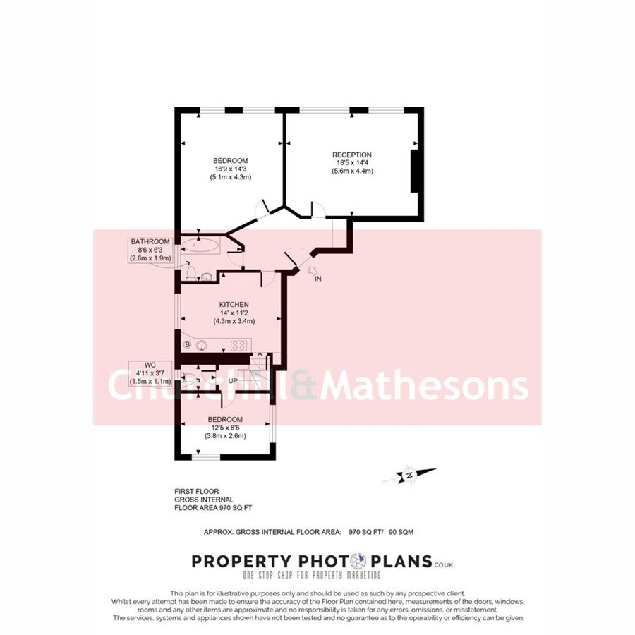 Квартира в Лондоне, Великобритания, 90 м² - фото 7