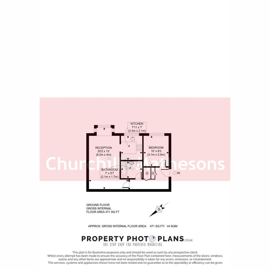 Квартира в Лондоне, Великобритания, 44 м² - фото 8