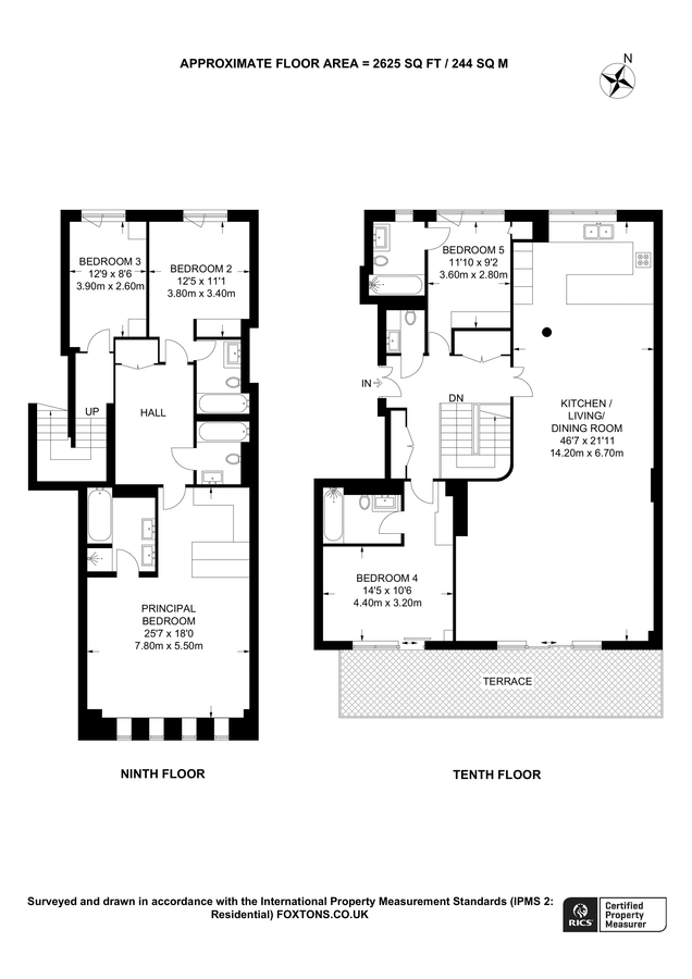 Квартира в Лондоне, Великобритания, 244 м² - фото 11