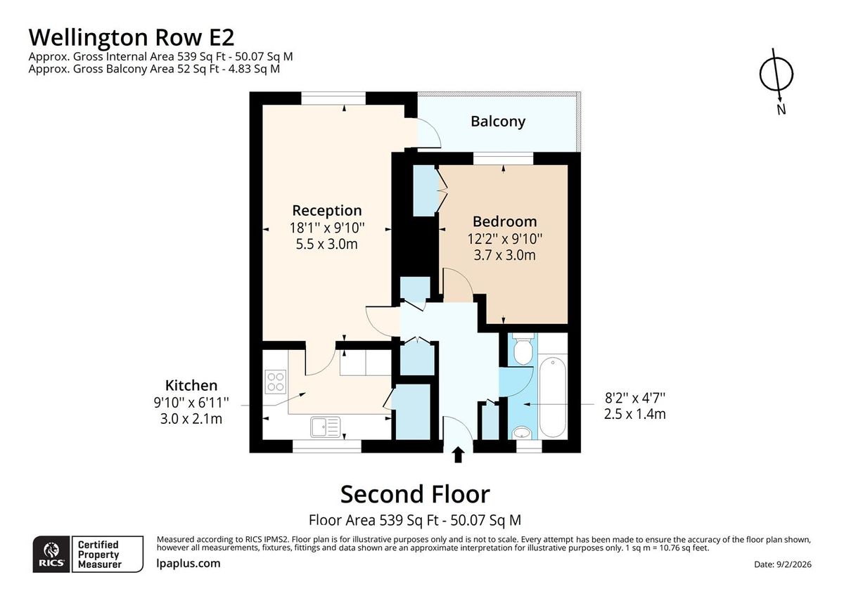 Квартира в Лондоне, Великобритания, 50 м² - фото 12