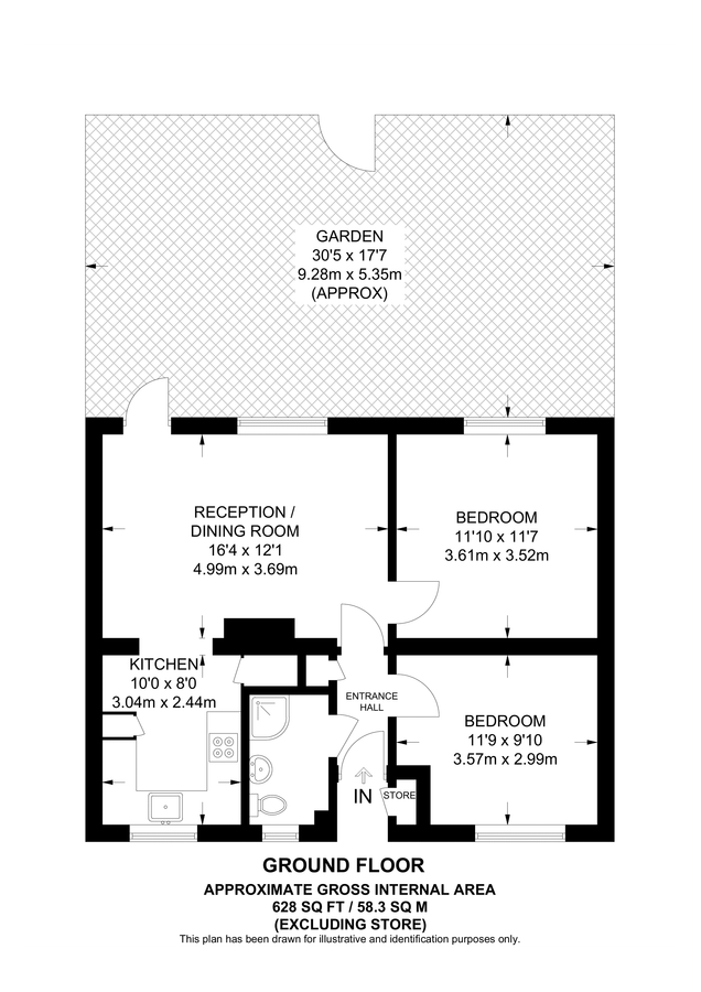 Квартира в Лондоне, Великобритания, 58 м² - фото 12