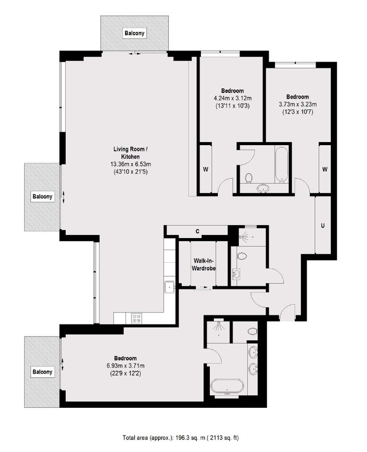 Квартира в Лондоне, Великобритания, 196 м² - фото 13