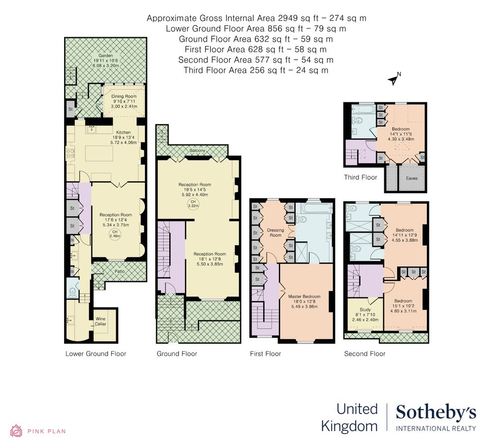 Квартира в Лондоне, Великобритания, 274 м² - фото 14