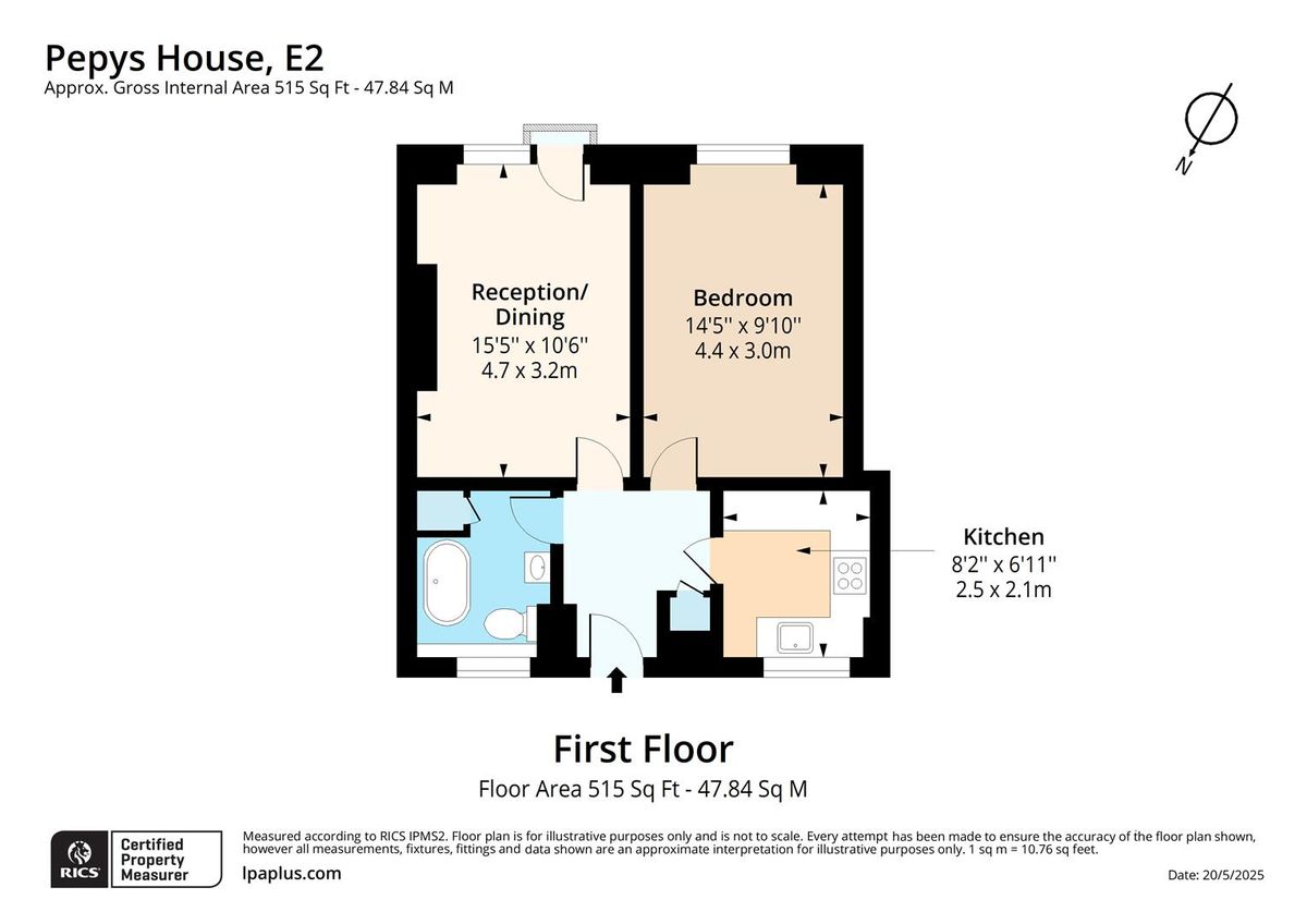 Квартира в Лондоне, Великобритания, 48 м² - фото 14