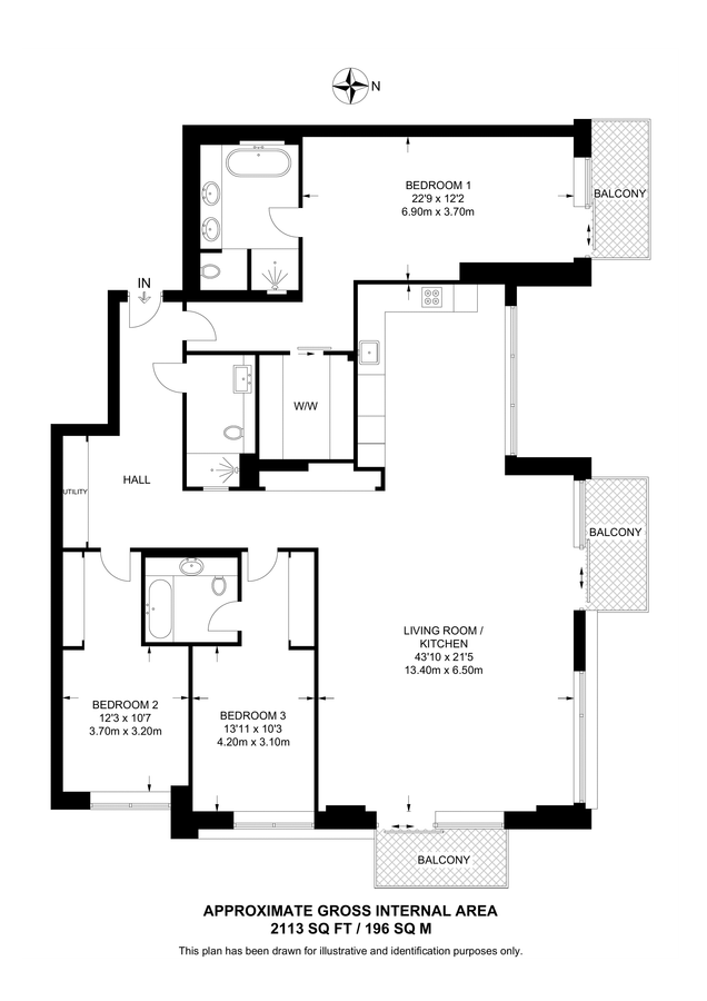 Квартира в Лондоне, Великобритания, 196 м² - фото 16