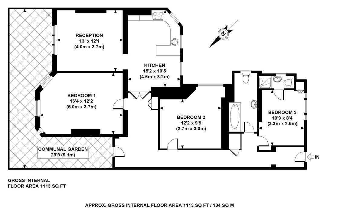 Квартира в Лондоне, Великобритания, 104 м² - фото 18