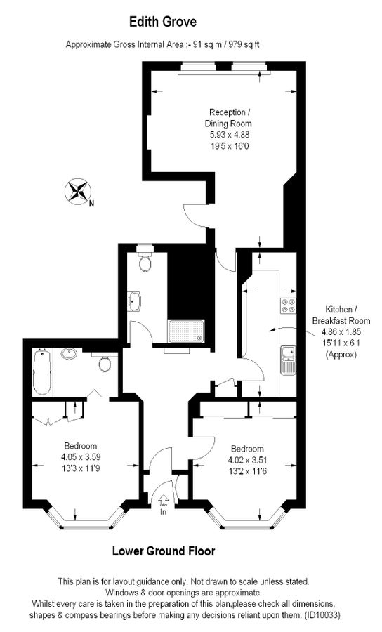 Квартира в Лондоне, Великобритания, 91 м² - фото 19