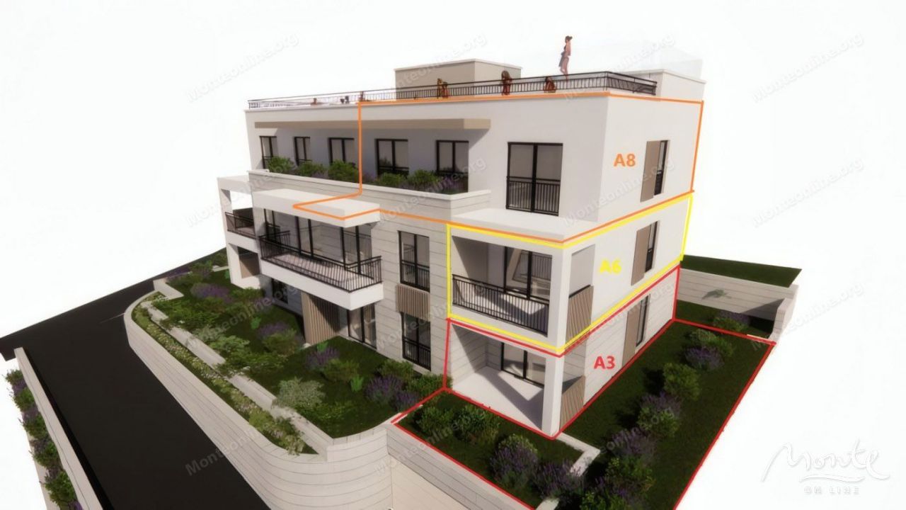 Апартаменты в Доброте, Черногория, 58 м² - фото 5