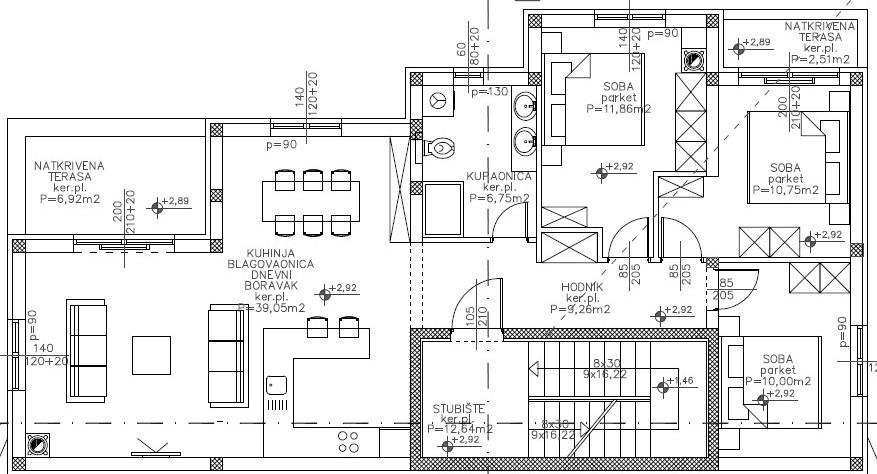 Квартира в Пуле, Хорватия, 97.1 м² - фото 2