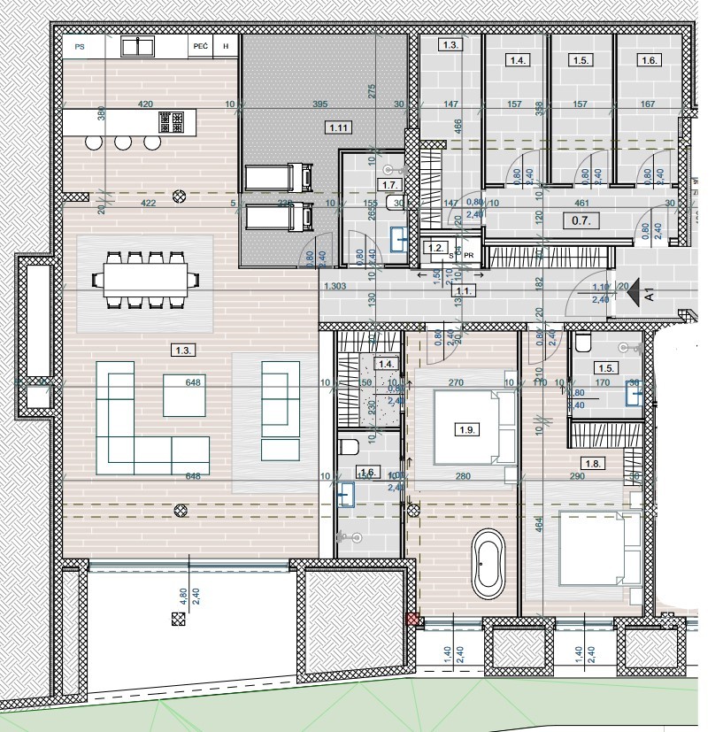Квартира в Опатии, Хорватия, 142.82 м² - фото 6