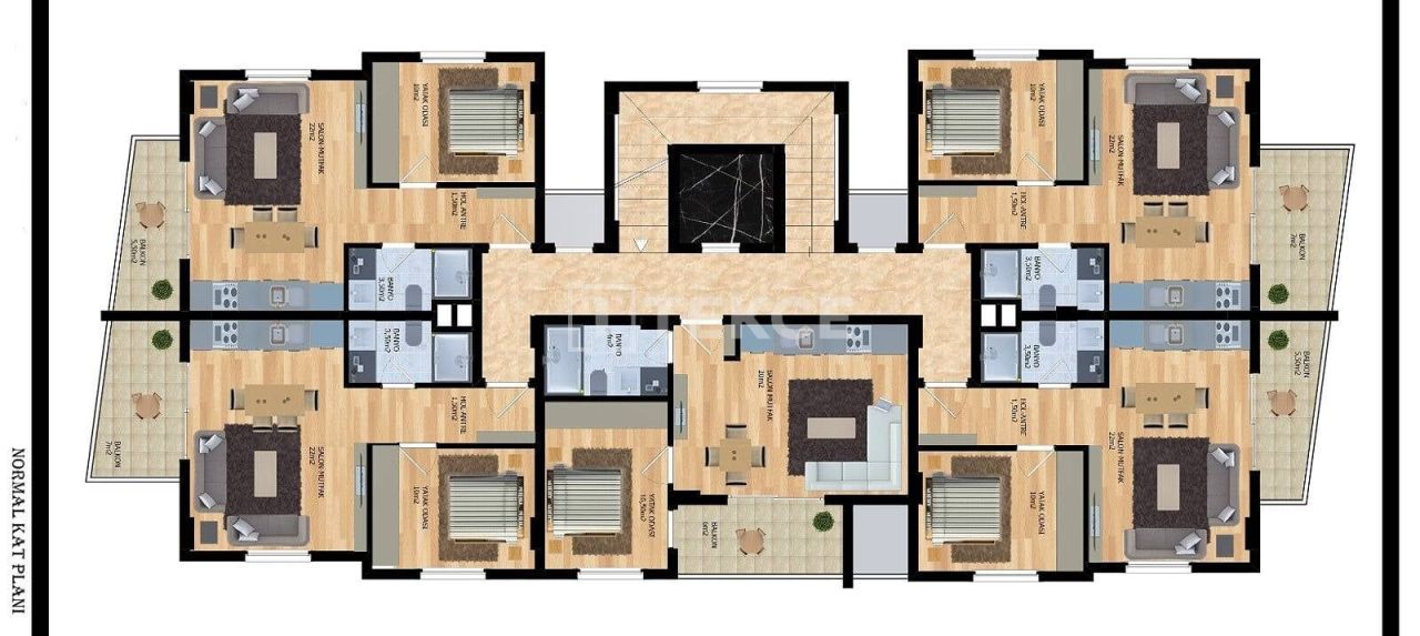 Пентхаус в Алании, Турция, 135 м² - фото 19