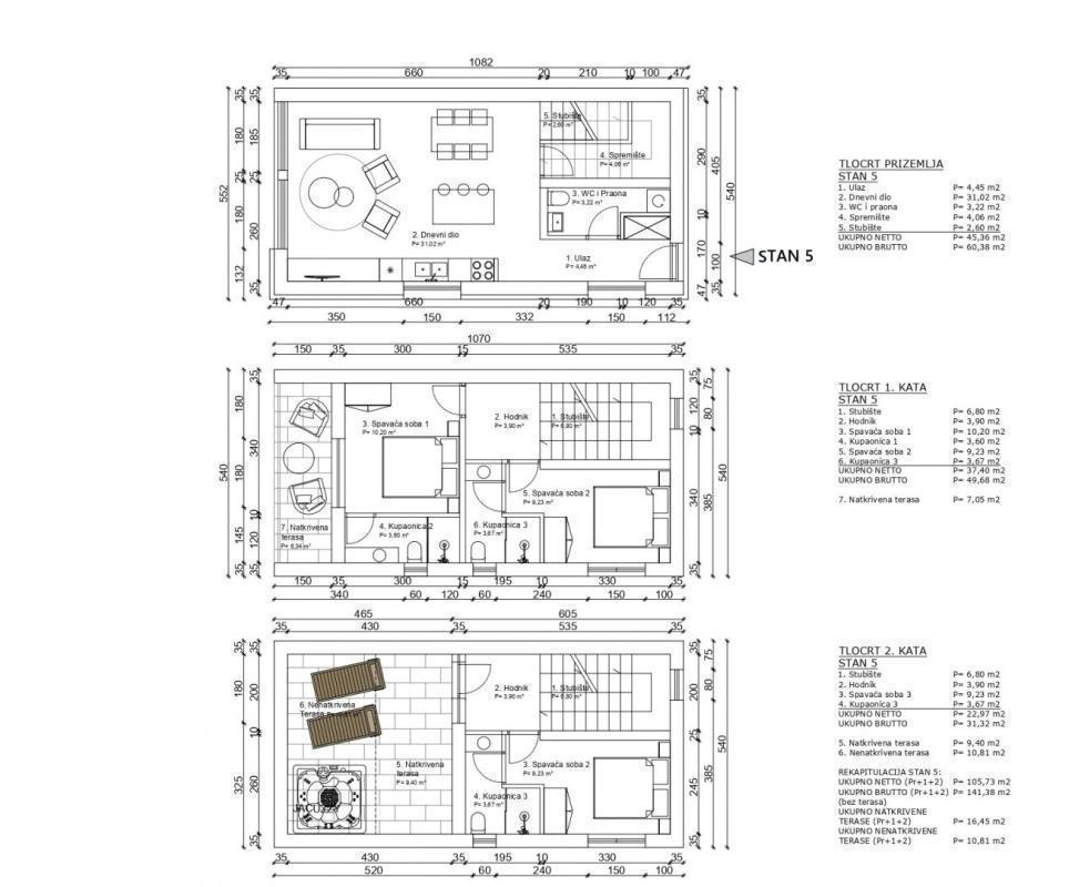 Вилла в Порече, Хорватия, 119 м² - фото 7