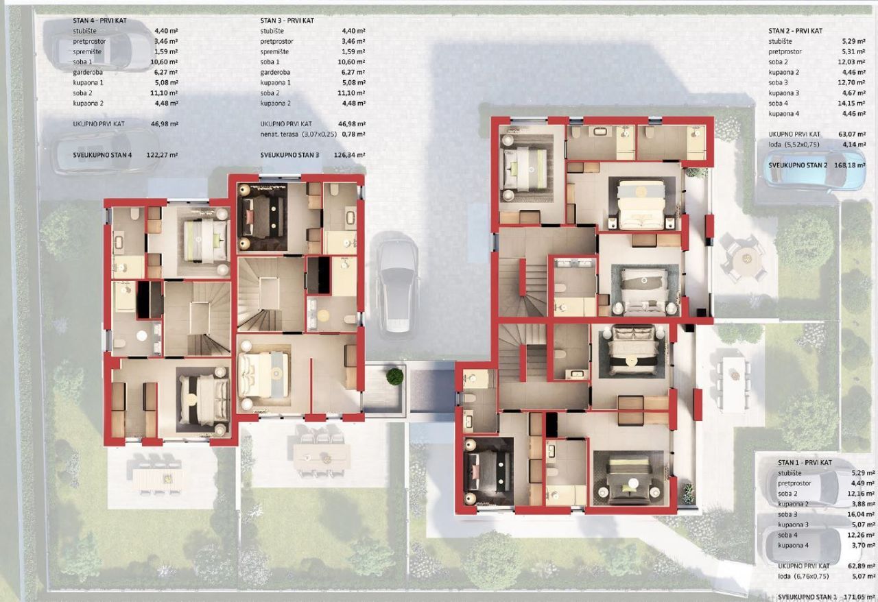 Вилла в Порече, Хорватия, 166 м² - фото 17