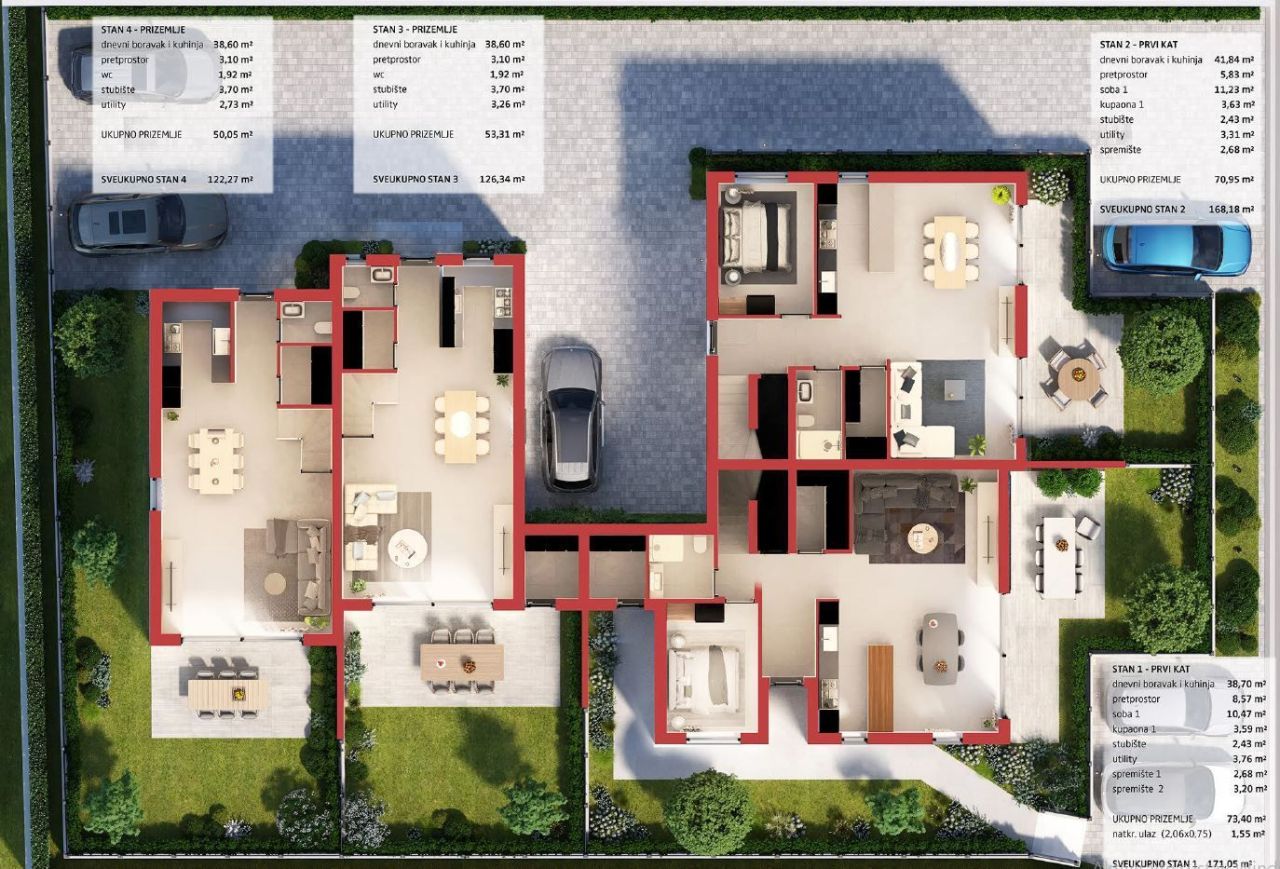 Вилла в Порече, Хорватия, 166 м² - фото 18