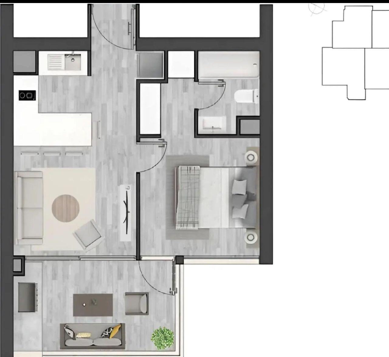 Квартира Чили Конкон, Чили, 43 м² - фото 10