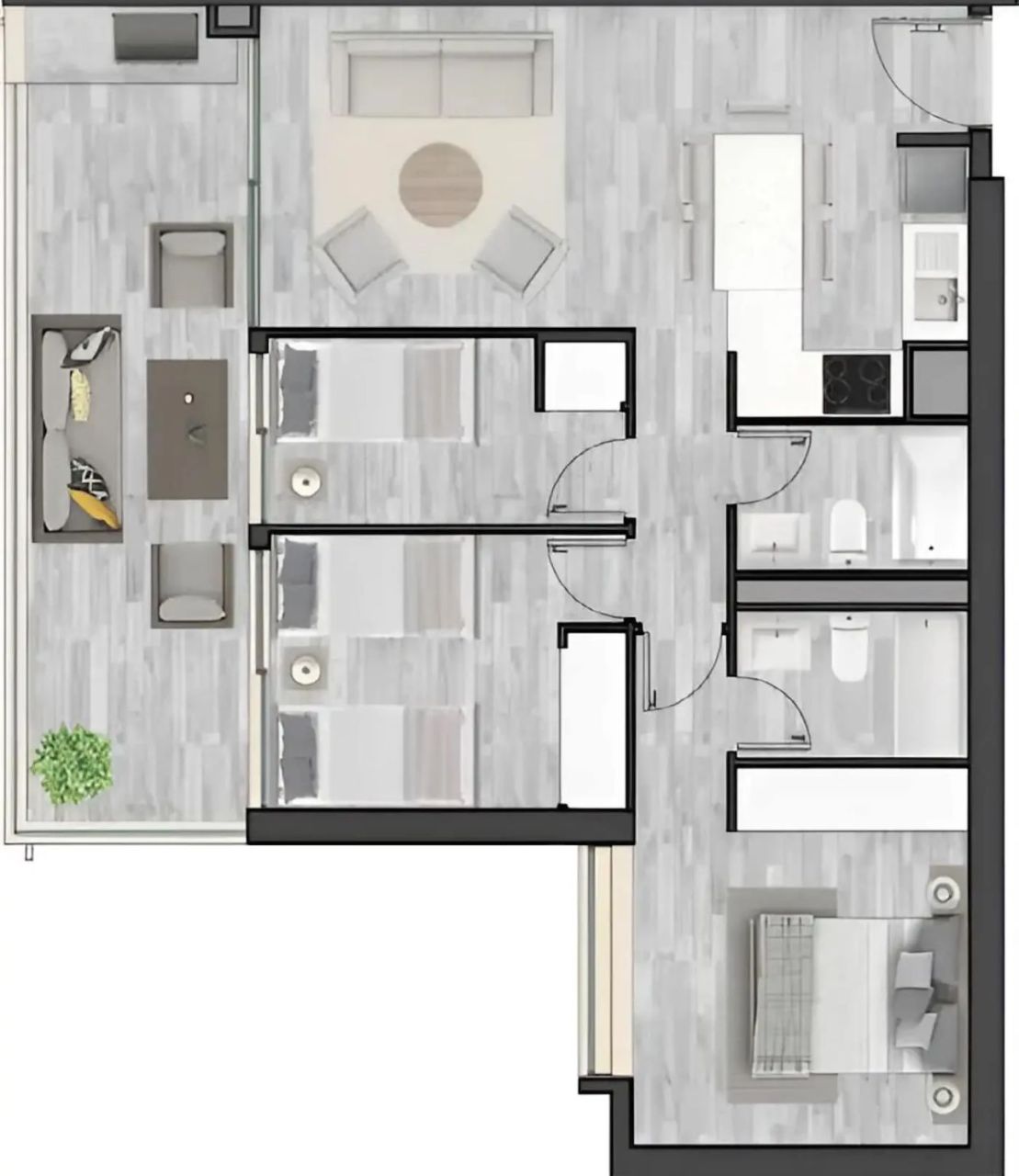 Квартира Чили Конкон, Чили, 43 м² - фото 11