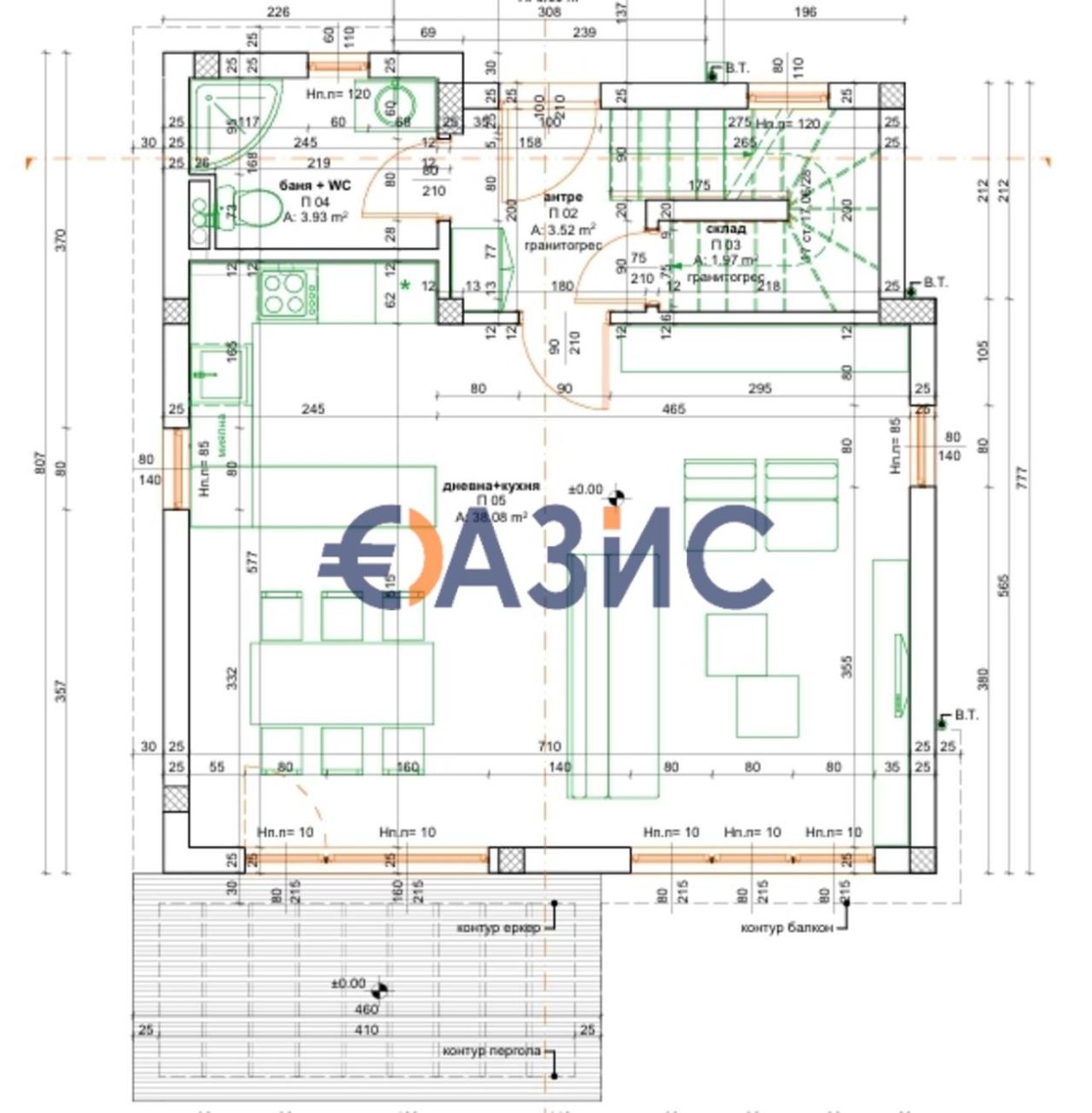 Дом в Поморие, Болгария, 128.6 м² - фото 2