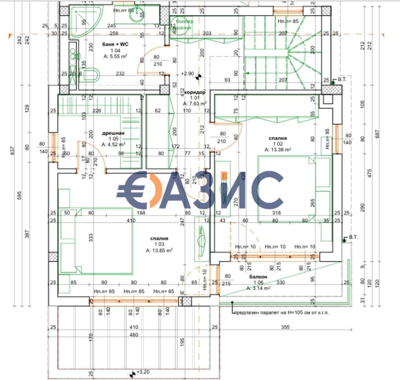 Дом в Поморие, Болгария, 128.6 м² - фото 3