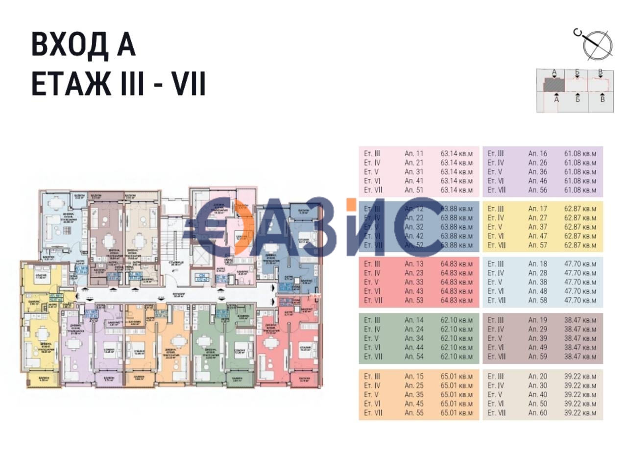 Апартаменты в Бургасе, Болгария, 38.5 м² - фото 6