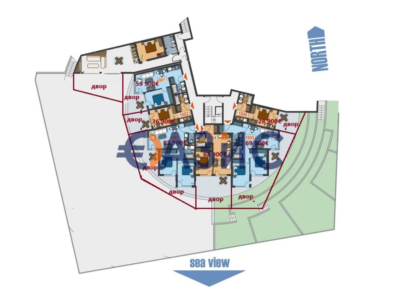 Апартаменты в Святом Власе, Болгария, 77.6 м² - фото 12