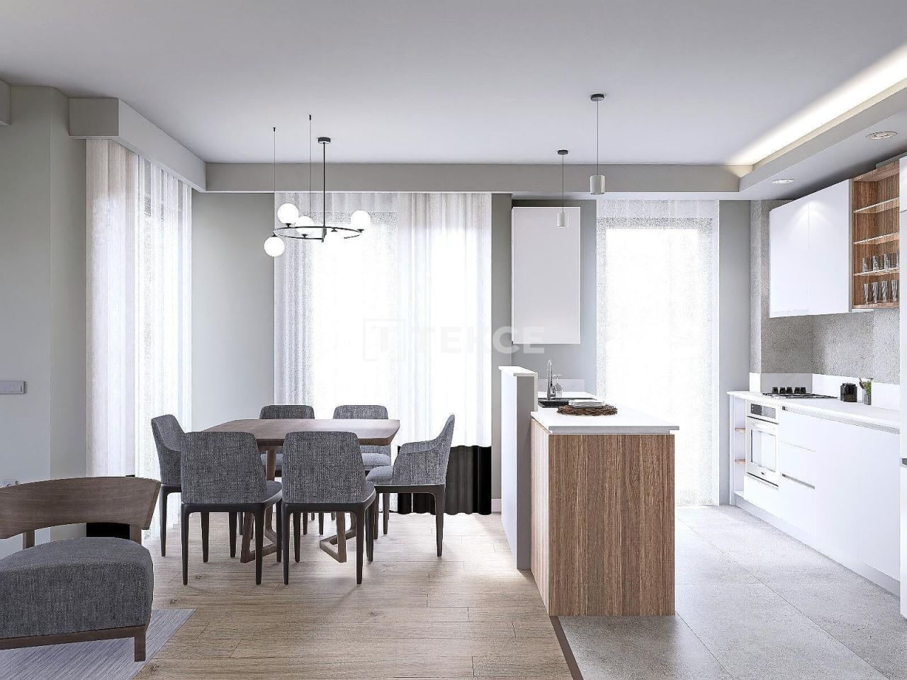 Апартаменты в Анталии, Турция, 56 м² - фото 6