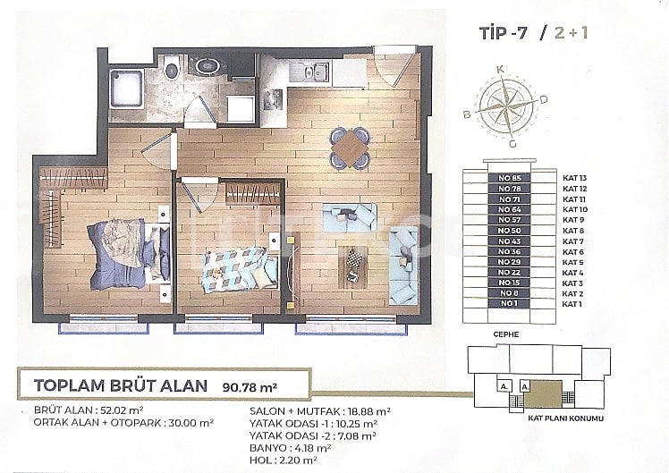 Апартаменты в Стамбуле, Турция, 160 м² - фото 14