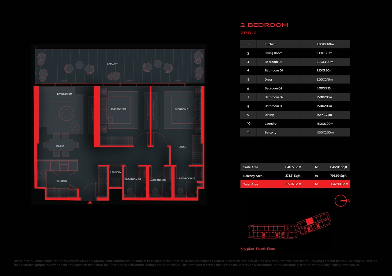 Апартаменты в Рас-эль-Хайме, ОАЭ, 42 м² - фото 14